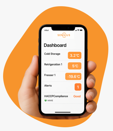 Sensor dashboard on a phone